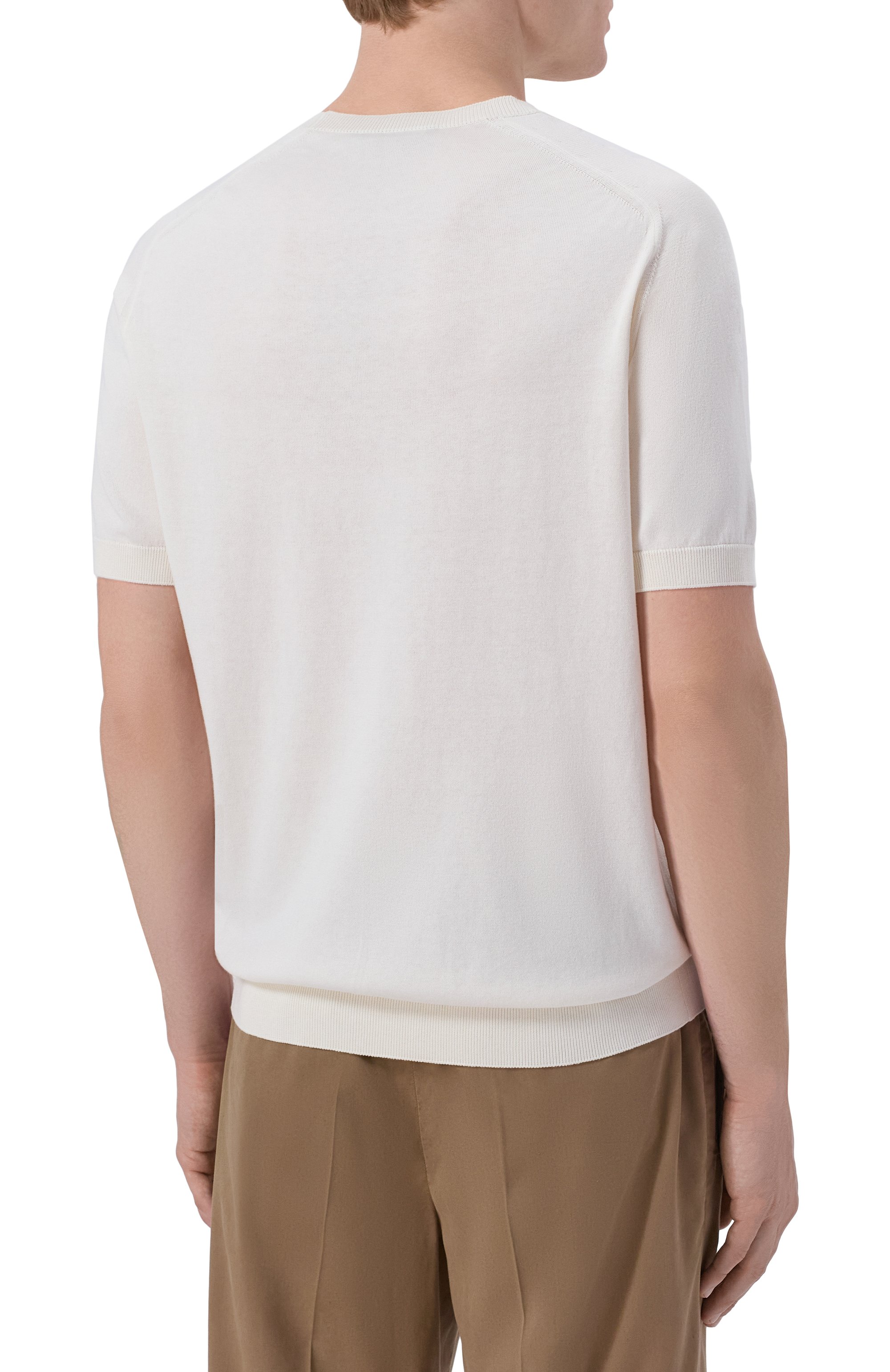 Джемпер из шелка и хлопка KITON, арт. UMM0782, фото 4