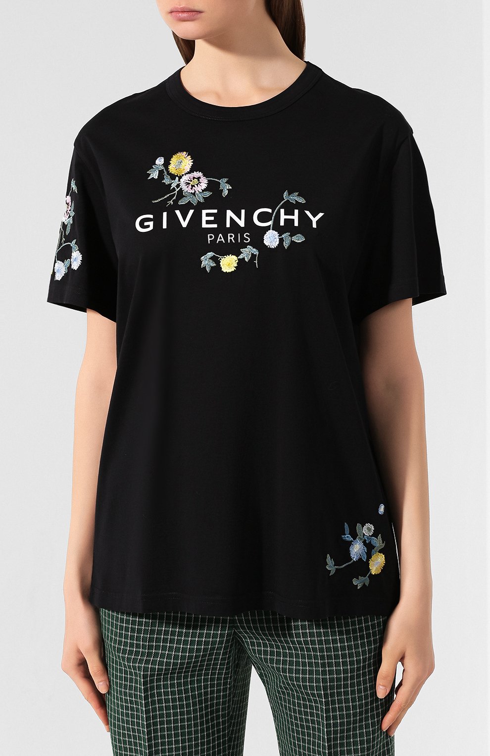 Хлопковая футболка GIVENCHY, арт. BW70753Z2P, фото 3