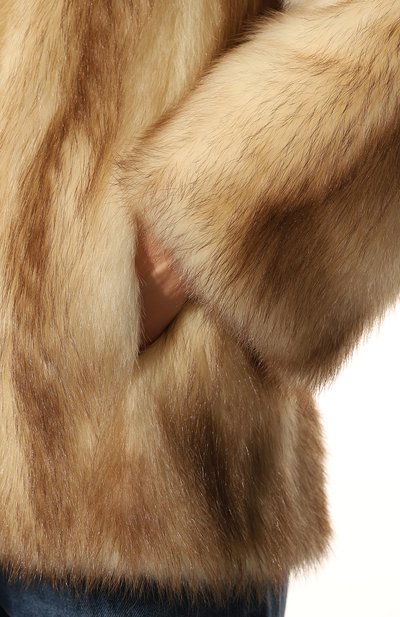 Шуба из меха хорька GIULIA GURMAN, арт. J34065, фото 5