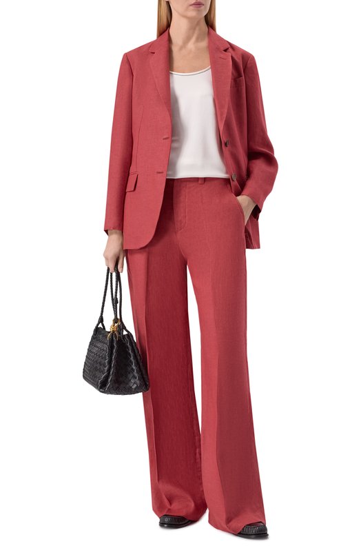 Атласный топ Brunello Cucinelli M0C59DE330 Белый  M0C59DE330 Фото 2