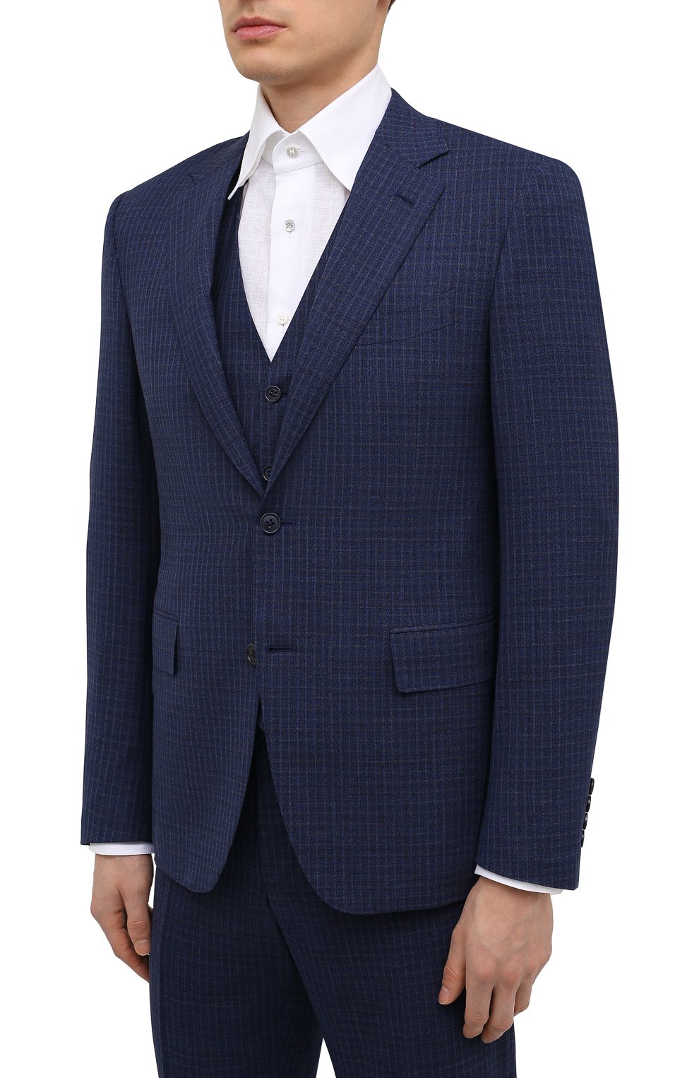 Шерстяной костюм-тройка CANALI, арт. 11280/19/BR03215, фото 2