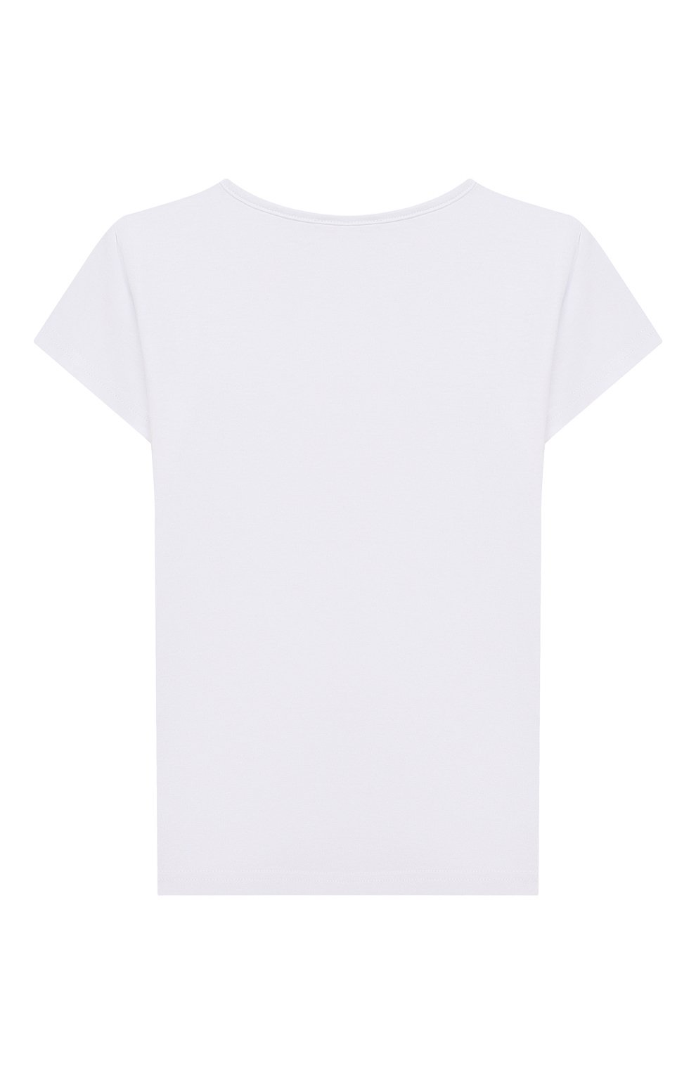 Хлопковая футболка LA PERLA кремового цвета по цене 5715 руб., арт. 44764/8A-14A, фото 2 Хлопковая футболка LA PERLA, арт. 44764/8A-14A, фото 2