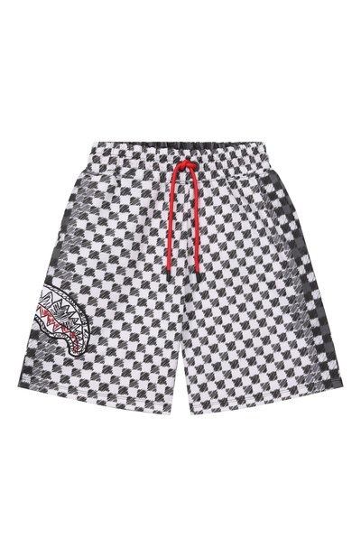 Хлопковые шорты SPRAYGROUND, арт. SPY1412E/SPRAYGR0UND WRITERS CHECKERED SH0RTS