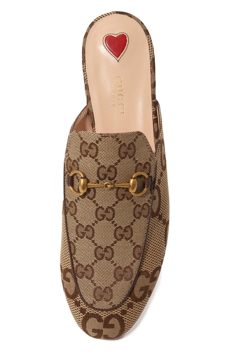 Женские сабо gg princetown GUCCI бежевого цвета, арт. 475094 UKO60 | Фото 6 (Каблук высота: Низкий; Подошва: Плоская; Материал внутренний: Натуральная кожа; Региональные ограничения белый список (Axapta Mercury): Не проставлено; Нос: Не проставлено; Каблук тип: Устойчивый; Материал внешний: Натуральная кожа)