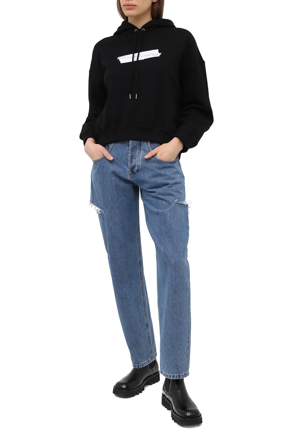 Хлопковое худи STELLA MCCARTNEY, арт. 602280/S0W42, фото 2