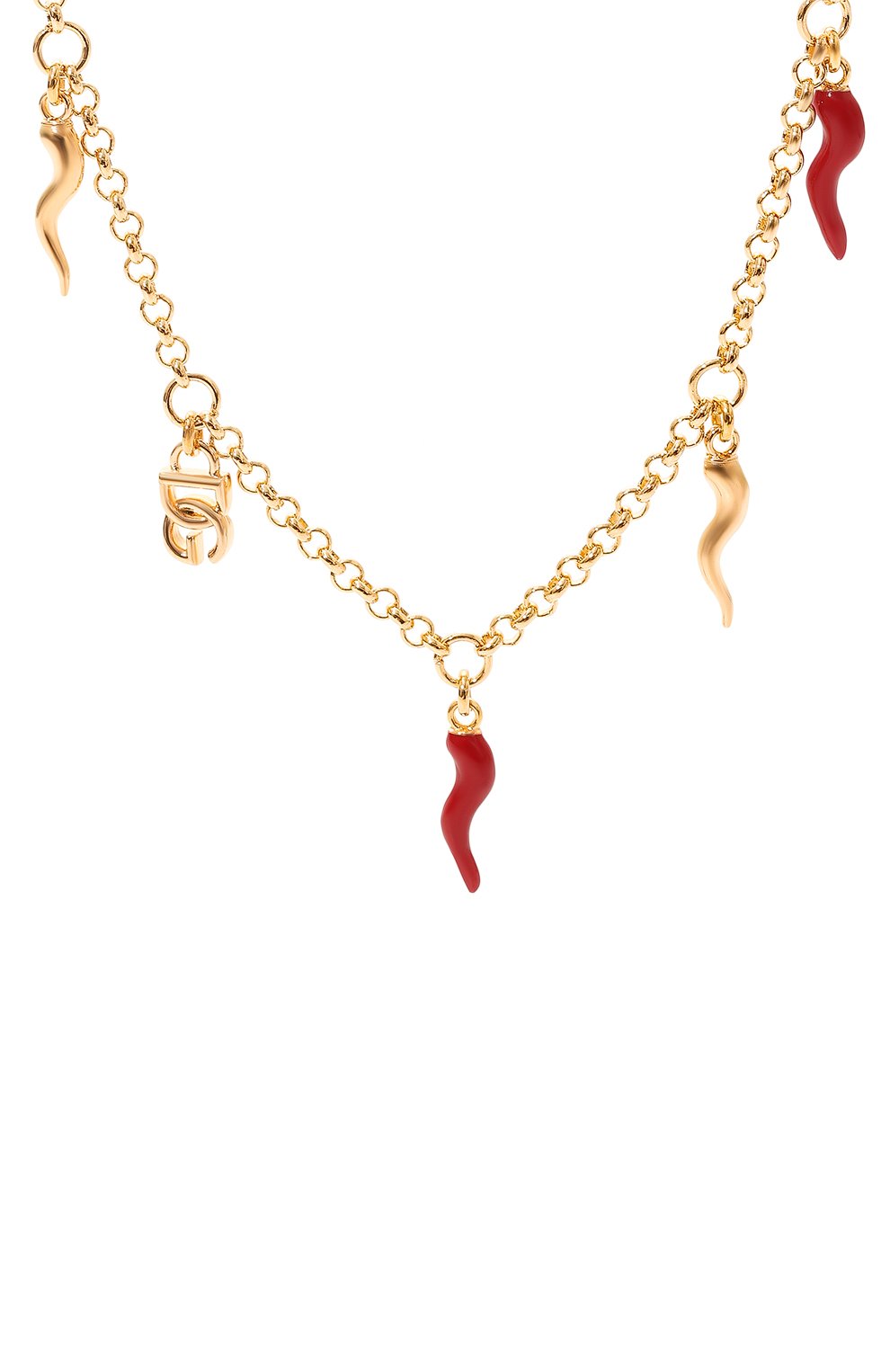 Колье DOLCE & GABBANA золотого цвета по цене 72950 руб., арт. WNQ6C2 W1111, фото 3 Колье DOLCE & GABBANA, арт. WNQ6C2 W1111, фото 3