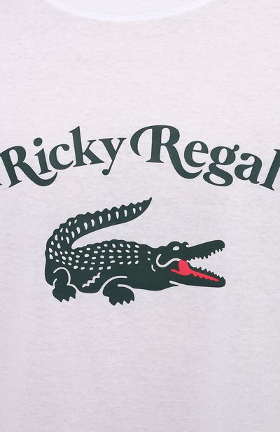 Хлопковая футболка lacoste x ricky regal LACOSTE, арт. TH1745, фото 5
