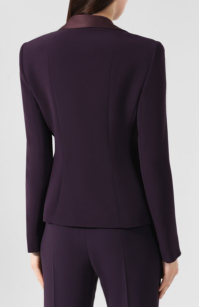 Жакет EMPORIO ARMANI темно-синего цвета по цене 78900 руб., арт. 4NG18T/42013, фото 4 Жакет EMPORIO ARMANI, арт. 4NG18T/42013, фото 4
