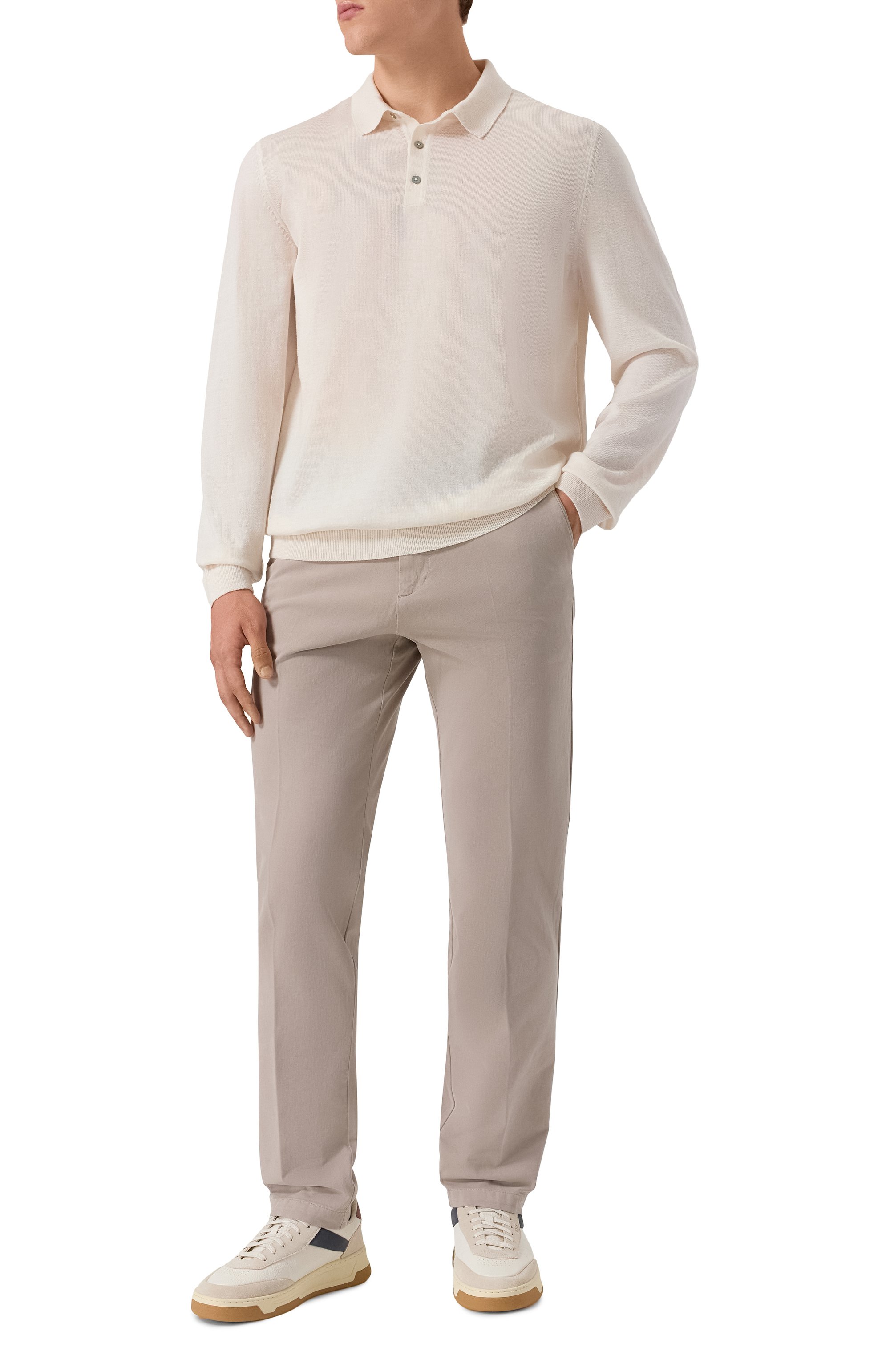 Хлопковые брюки BOSS, арт. 50543304, фото 2