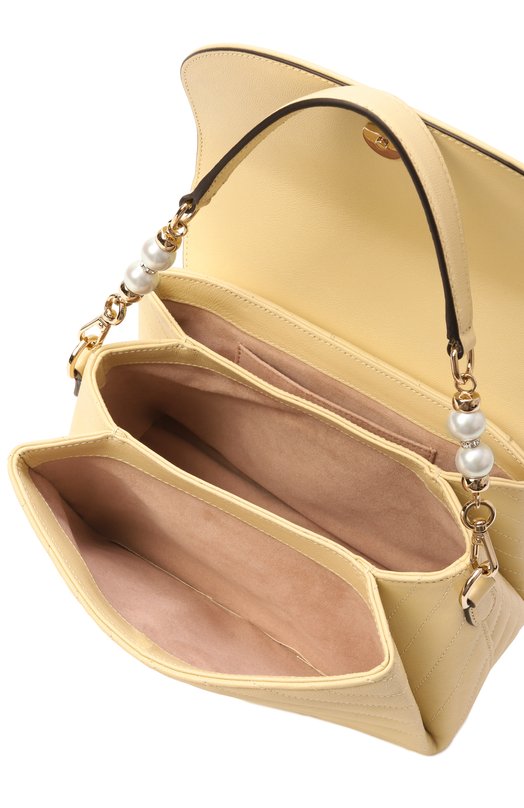 Сумка Curve Jimmy Choo AVN CURVE T0PHANDLE/Q0J Жёлтый  AVN CURVE T0PHANDLE/Q0J Фото 5