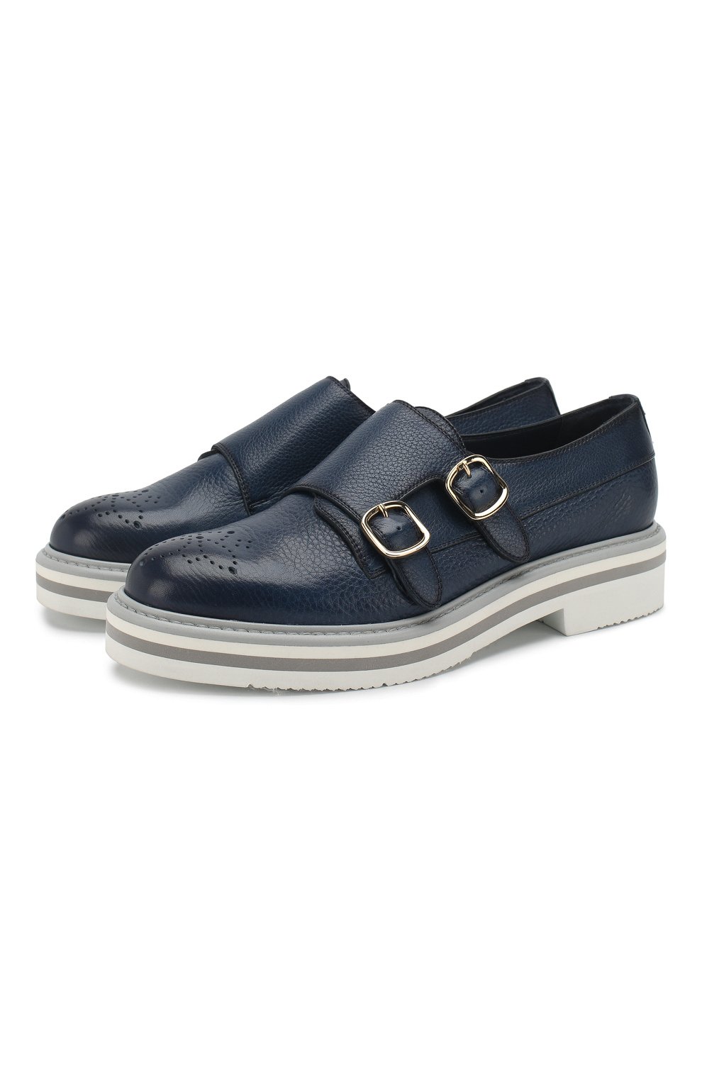 Кожаные монки SANTONI, арт. WUSH57770HQ3SDDKU73, фото 1