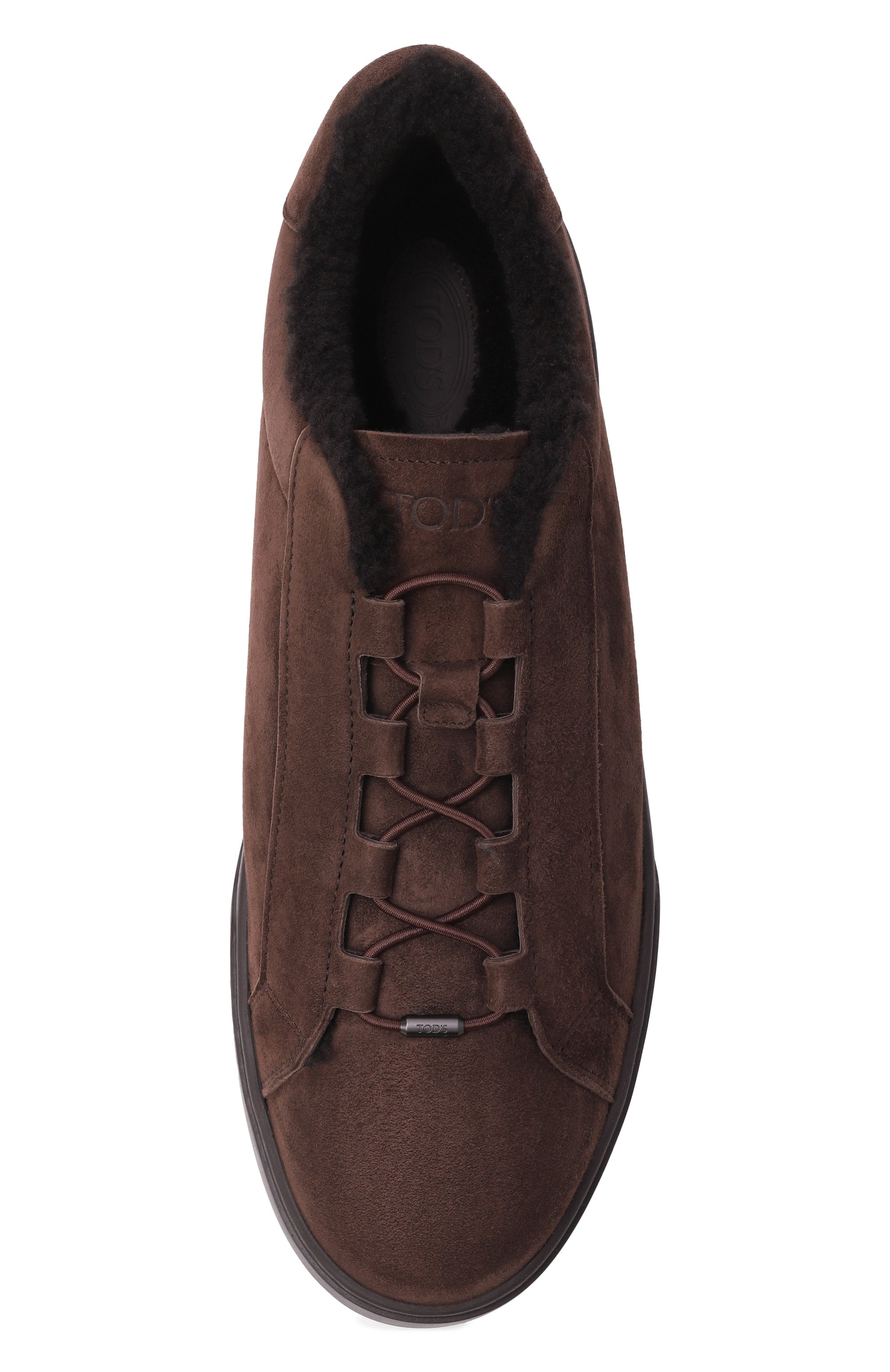 Замшевые кеды TOD’S, арт. XXM04L0JF41HR0, фото 6