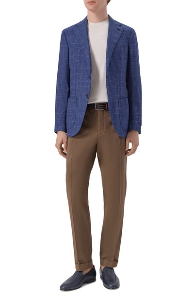 Кожаные лоферы KITON, арт. USSA404N01285, фото 2