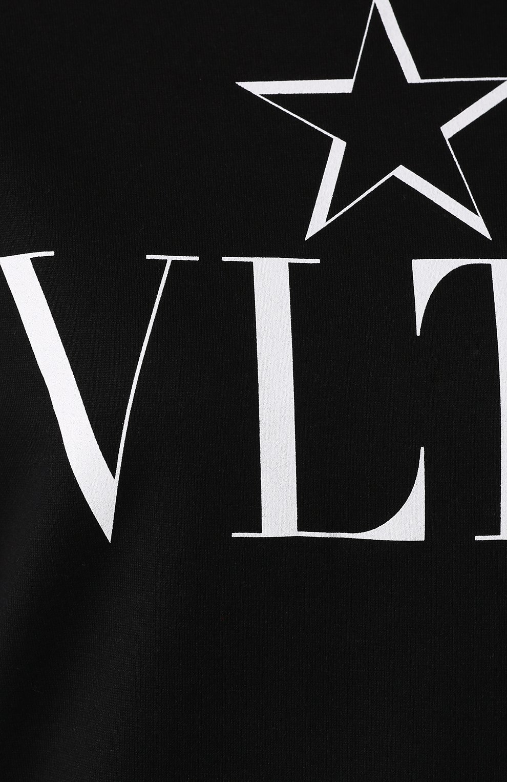 Хлопковый свитшот VALENTINO черного цвета по цене 59400 руб., арт. TB3MF05C5B3, фото 5 Хлопковый свитшот VALENTINO, арт. TB3MF05C5B3, фото 5