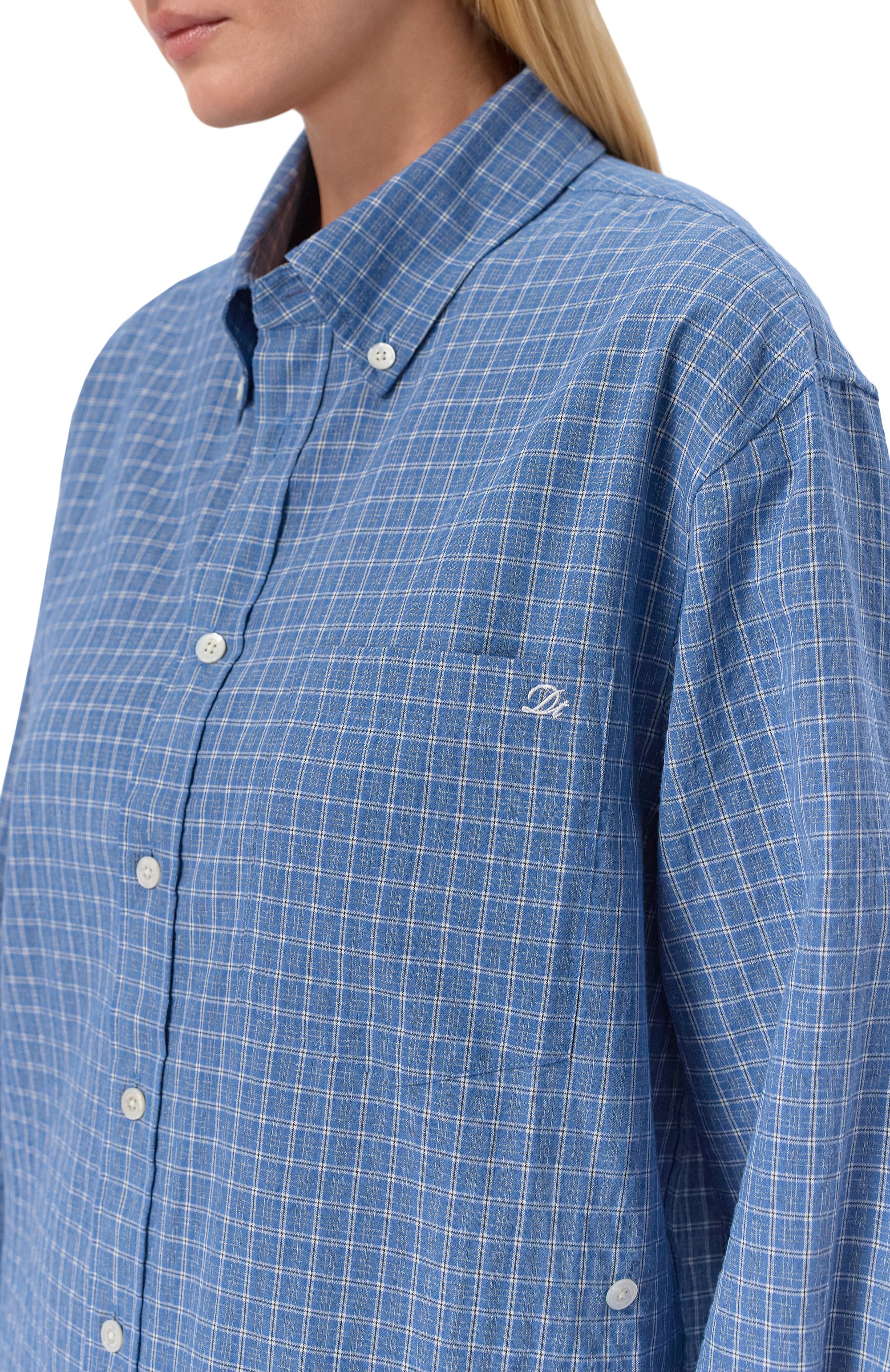 Хлопковая рубашка DUNST, арт. UDSH6B127B2, фото 5