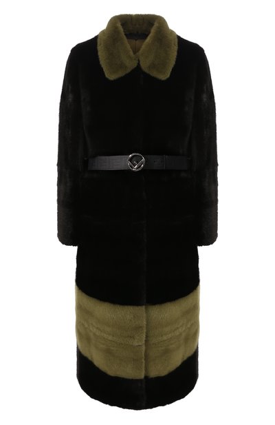 Женская шуба из меха норки FENDI, арт. FNF70H XP0