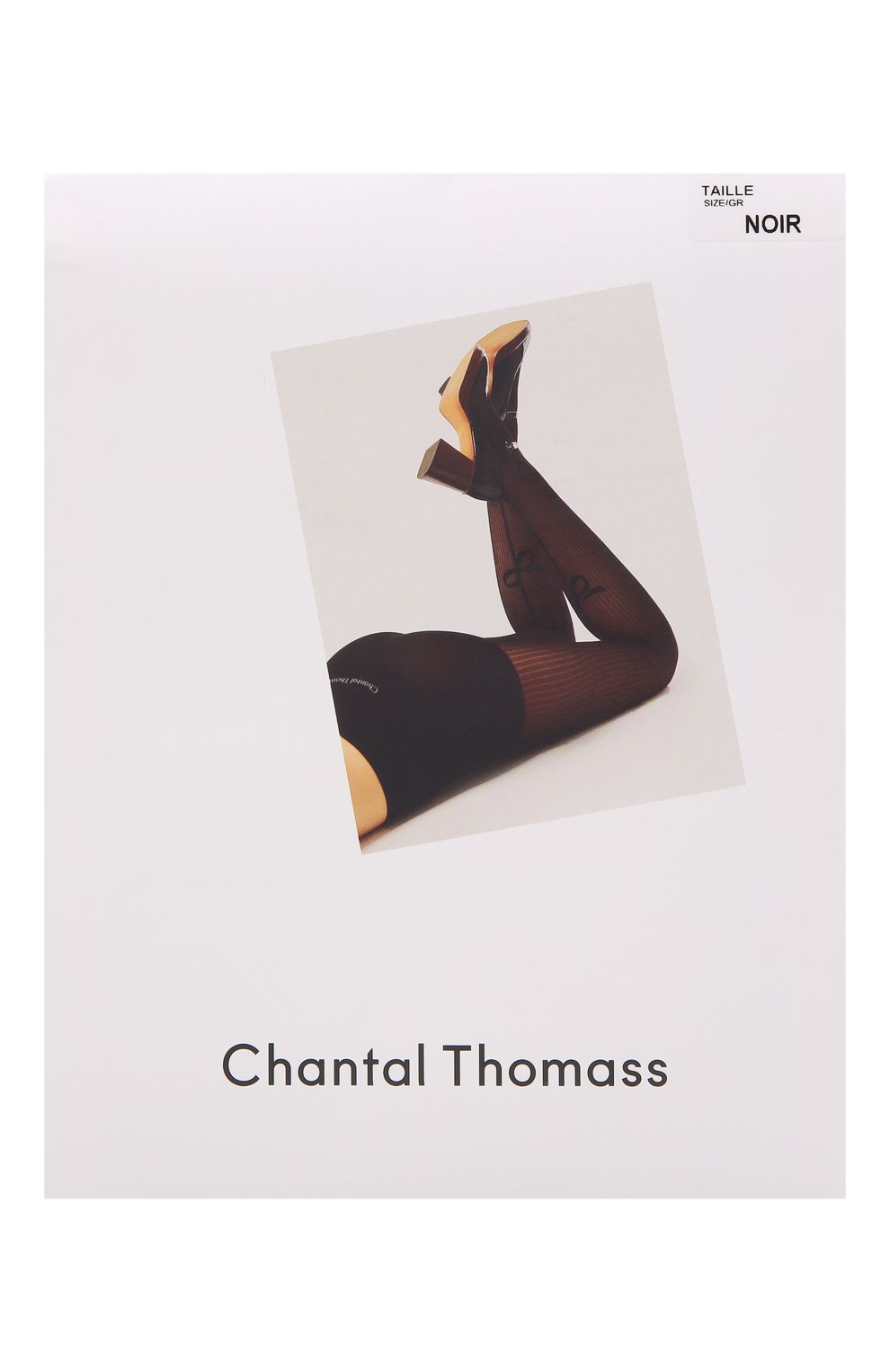 Колготки CHANTAL THOMASS черного цвета по цене 5890 руб., арт. TTM140, фото 1 Колготки CHANTAL THOMASS, арт. TTM140, фото 1