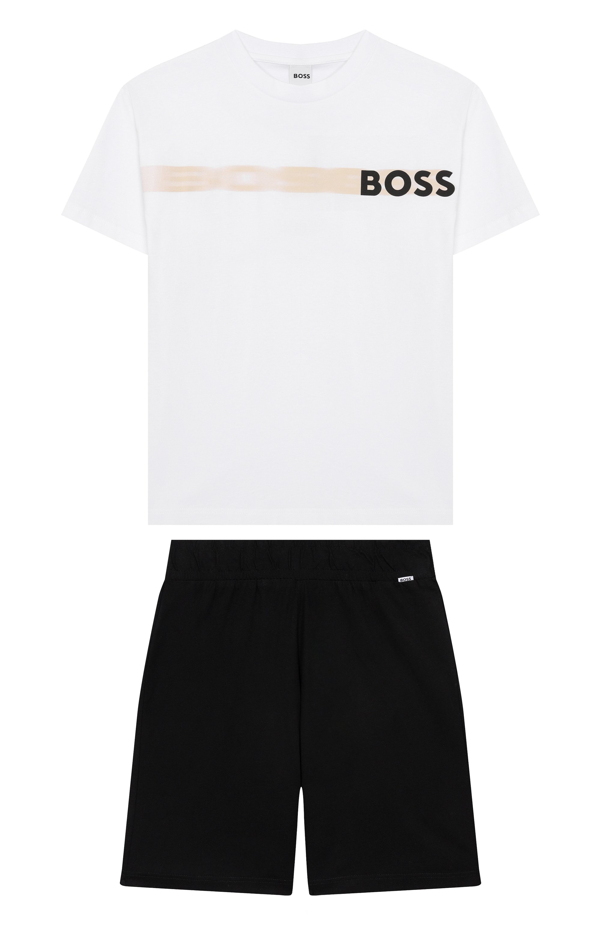 Хлопковая пижама BOSS, арт. J52058, фото 1