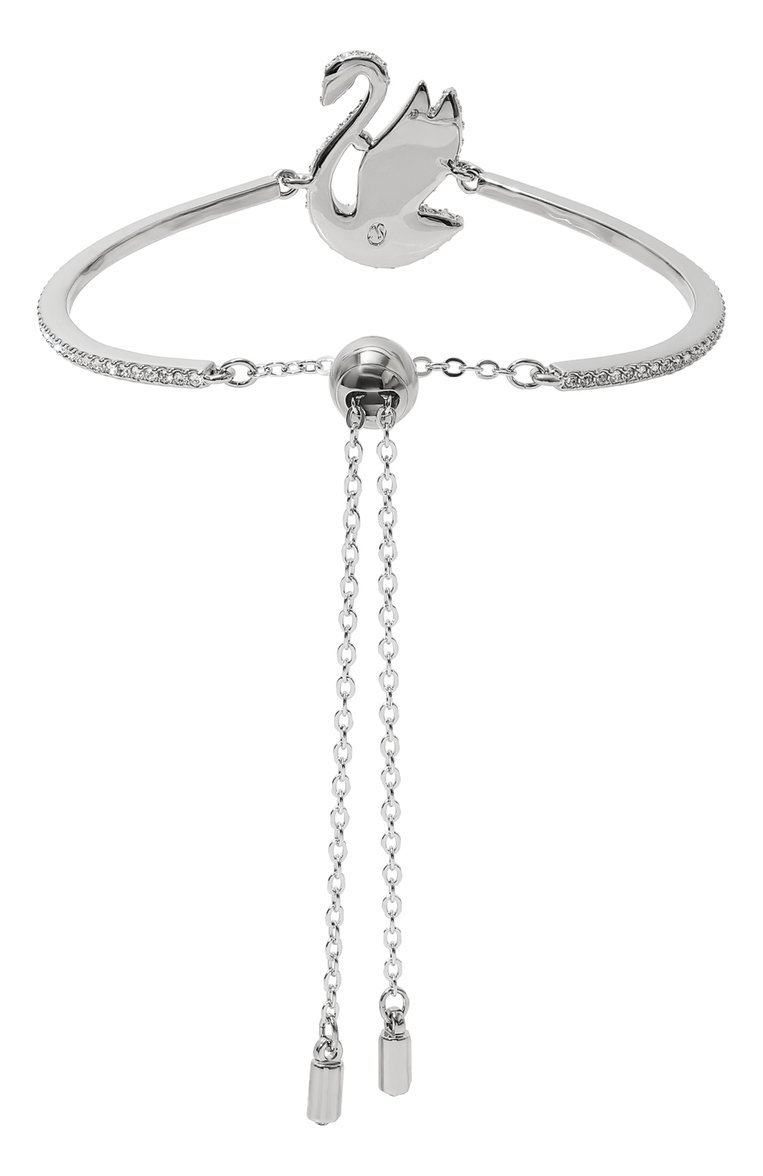 Женский браслет iconic swan SWAROVSKI серебряного цвета, арт. 5649772 | Фото 3 (Региональные ограничения белый список (Axapta Mercury): Не проставлено; Нос: Не проставлено; Материал: Металл)