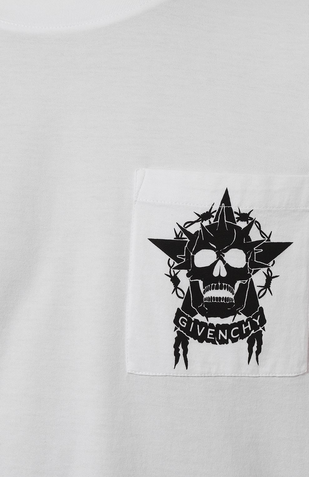 Хлопковая футболка GIVENCHY, арт. BM71H5/3YE6, фото 5