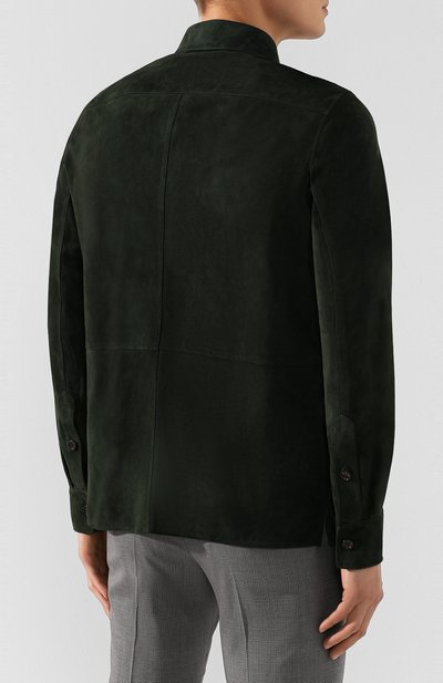 Замшевая рубашка RALPH LAUREN, арт. 790654923, фото 4