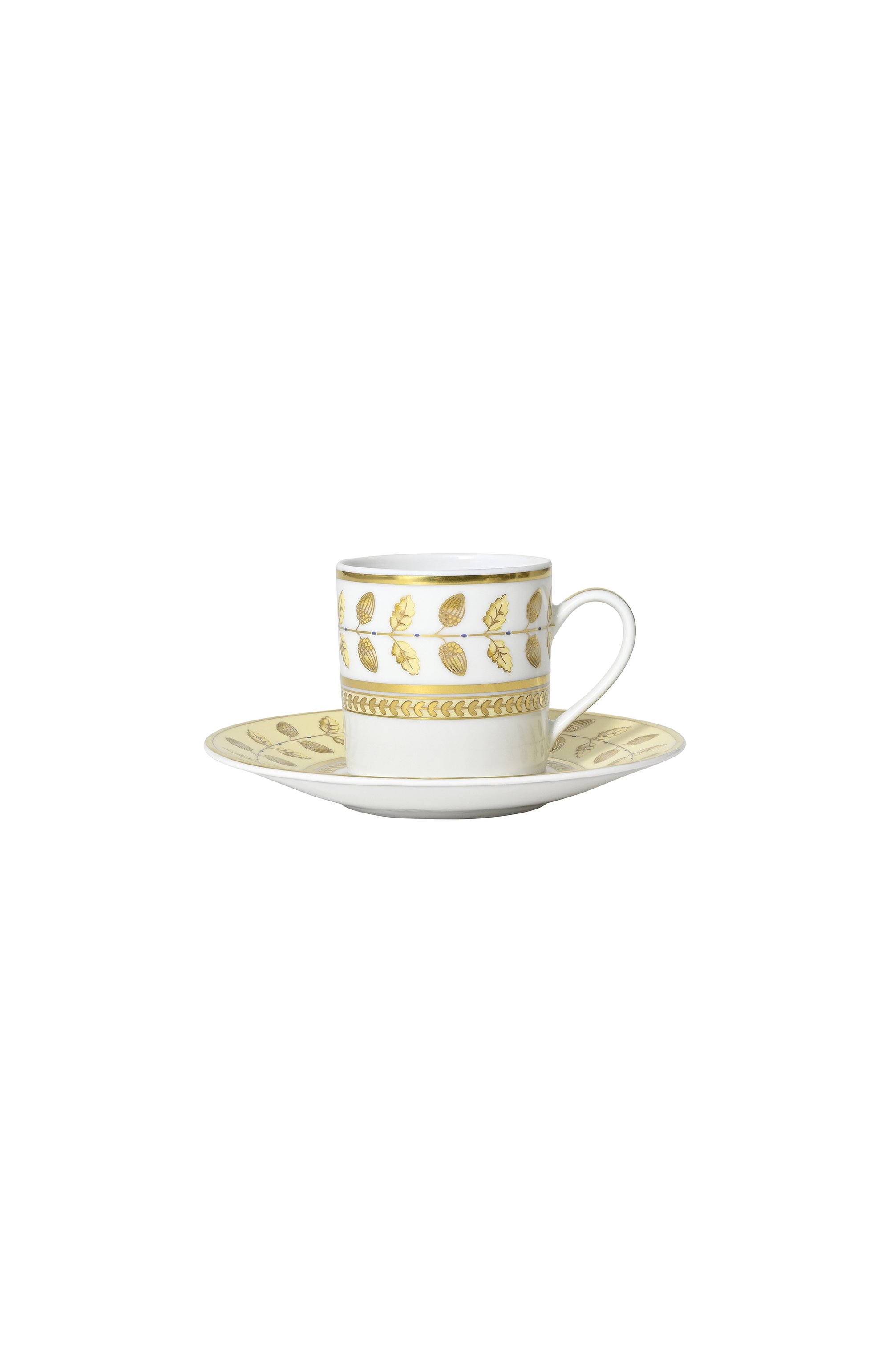 Кофейная чашка с блюдцем constance jaune BERNARDAUD желтого цвета по цене 36550 руб., арт. 2633/79, фото 1 Кофейная чашка с блюдцем constance jaune BERNARDAUD, арт. 2633/79, фото 1