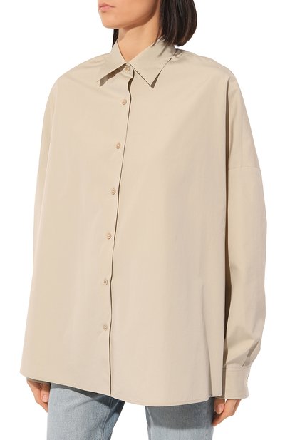 Хлопковая рубашка DRIES VAN NOTEN, арт. 231-010705-6238, фото 3