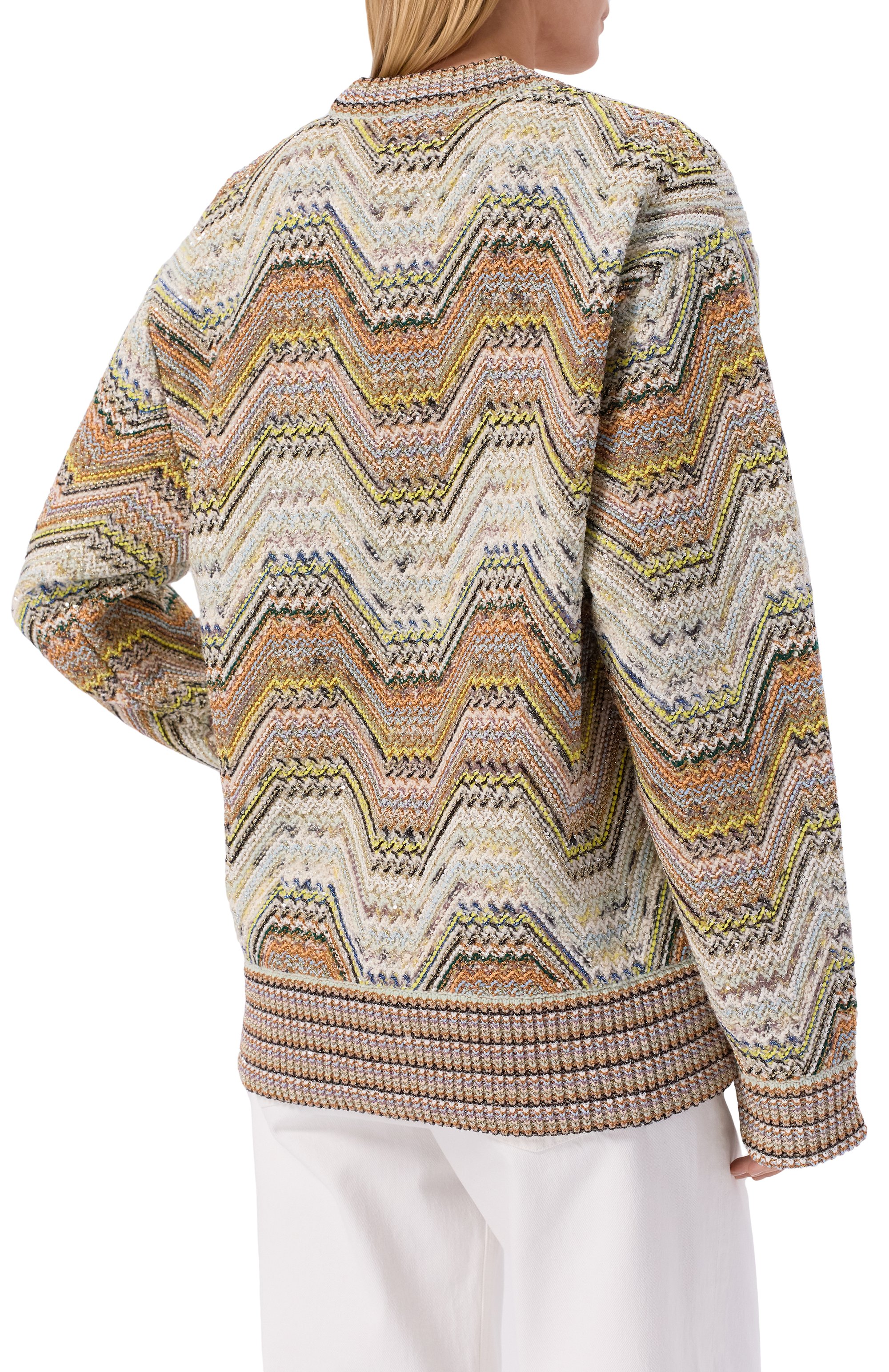 Кардиган MISSONI разноцветного цвета по цене 314500 руб., арт. DS26SM00/BC0068, фото 4 Кардиган MISSONI, арт. DS26SM00/BC0068, фото 4
