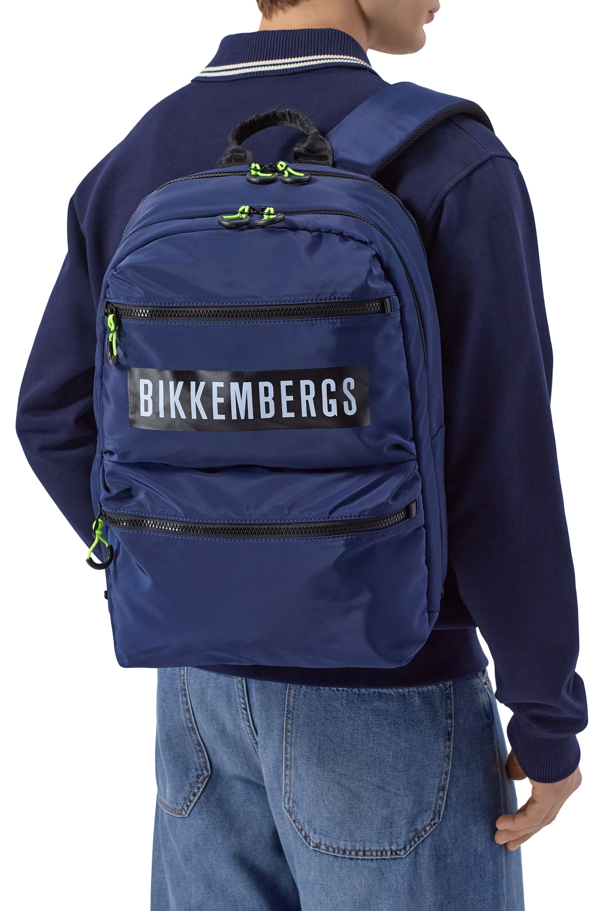 Рюкзак liam DIRK BIKKEMBERGS синего цвета по цене 19950 руб., арт. BKZA01327T, фото 2 Рюкзак liam DIRK BIKKEMBERGS, арт. BKZA01327T, фото 2