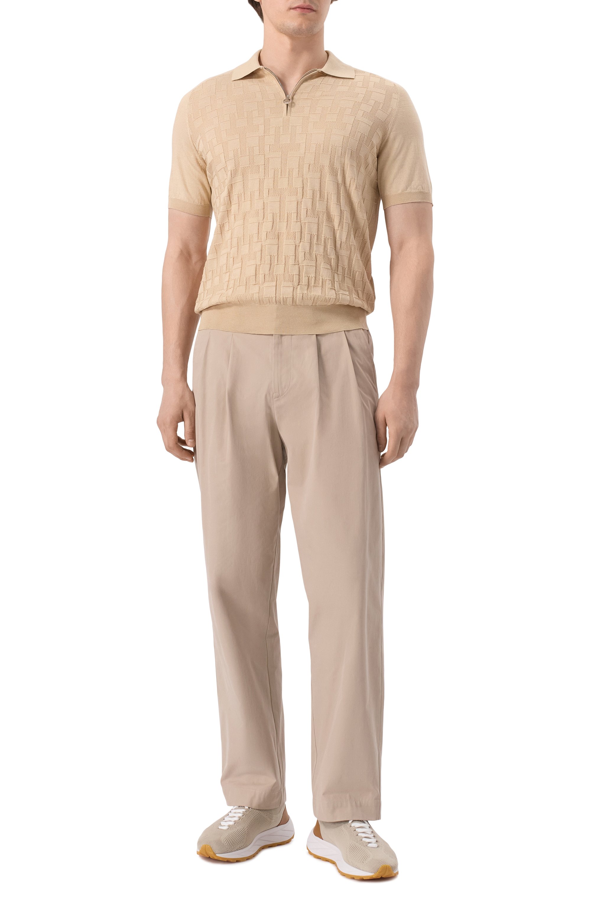 Поло из шелка и хлопка STEFANO RICCI, арт. K818098P31/F25279, фото 2