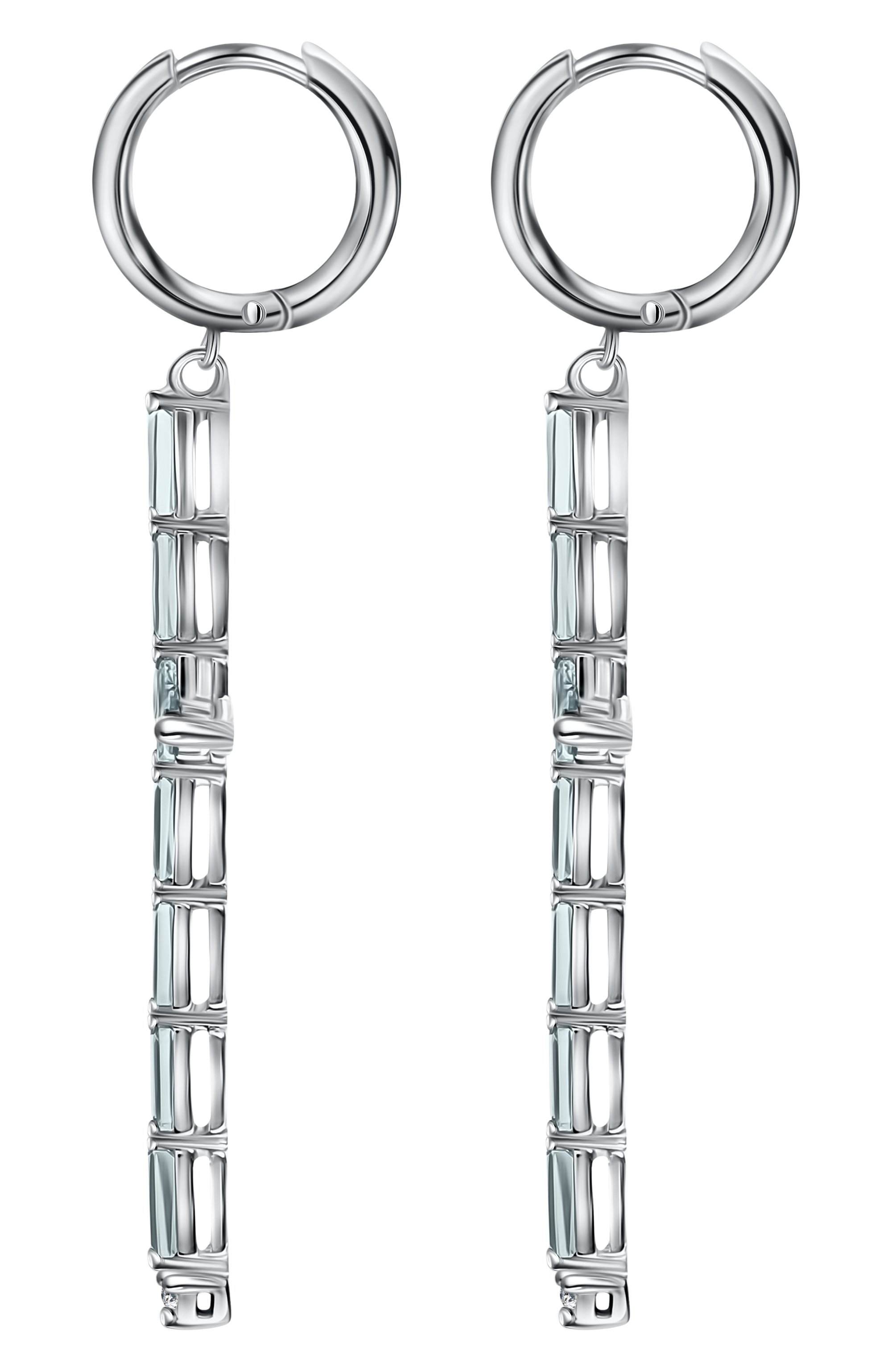 Серьги-кресты с голубым топазом MOONKA голубого цвета по цене 25500 руб., арт. ec-erc-tpz, фото 4 Серьги-кресты с голубым топазом MOONKA, арт. ec-erc-tpz, фото 4