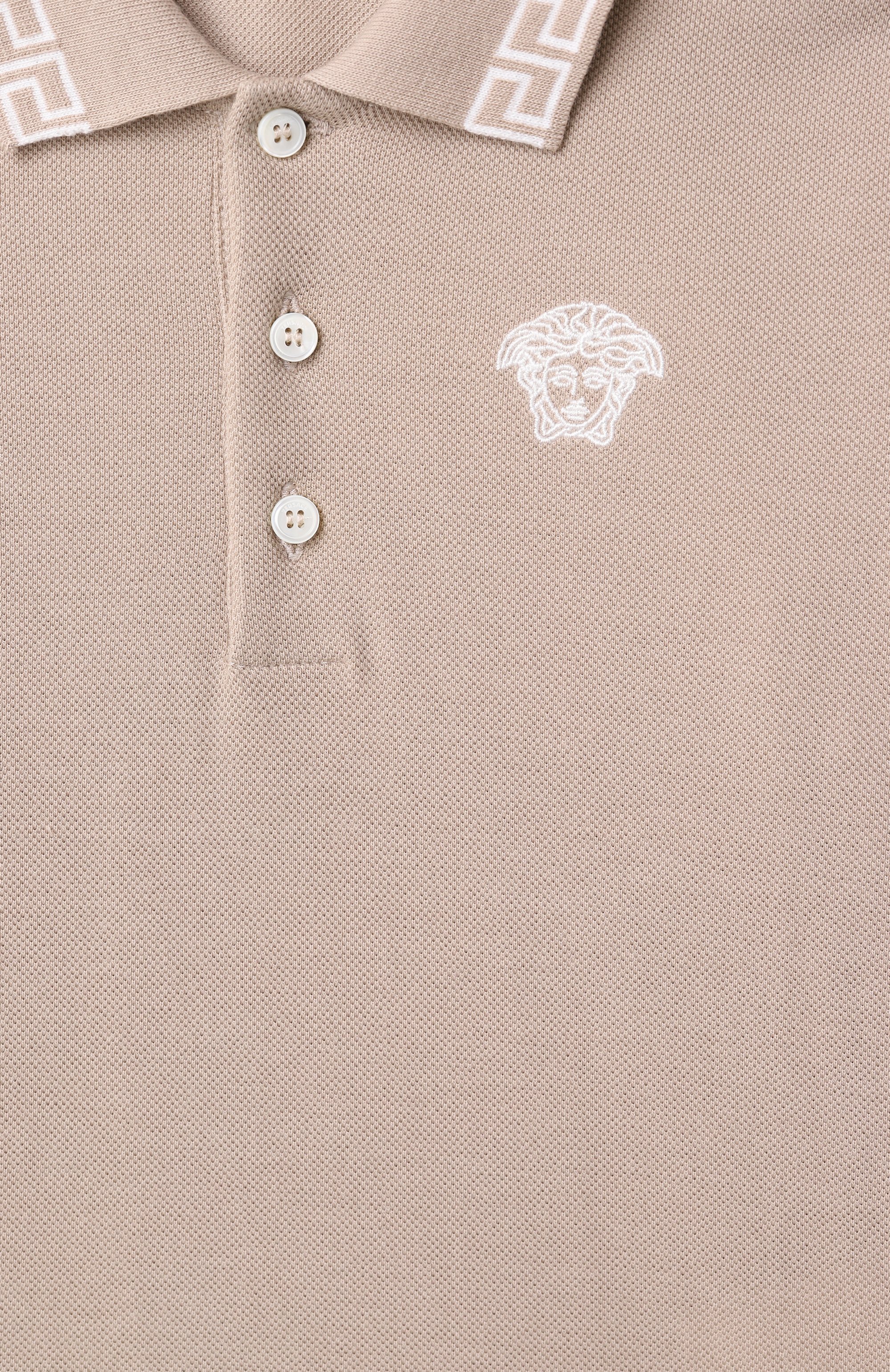 Хлопковое поло VERSACE, арт. 1018495/1A13012, фото 3