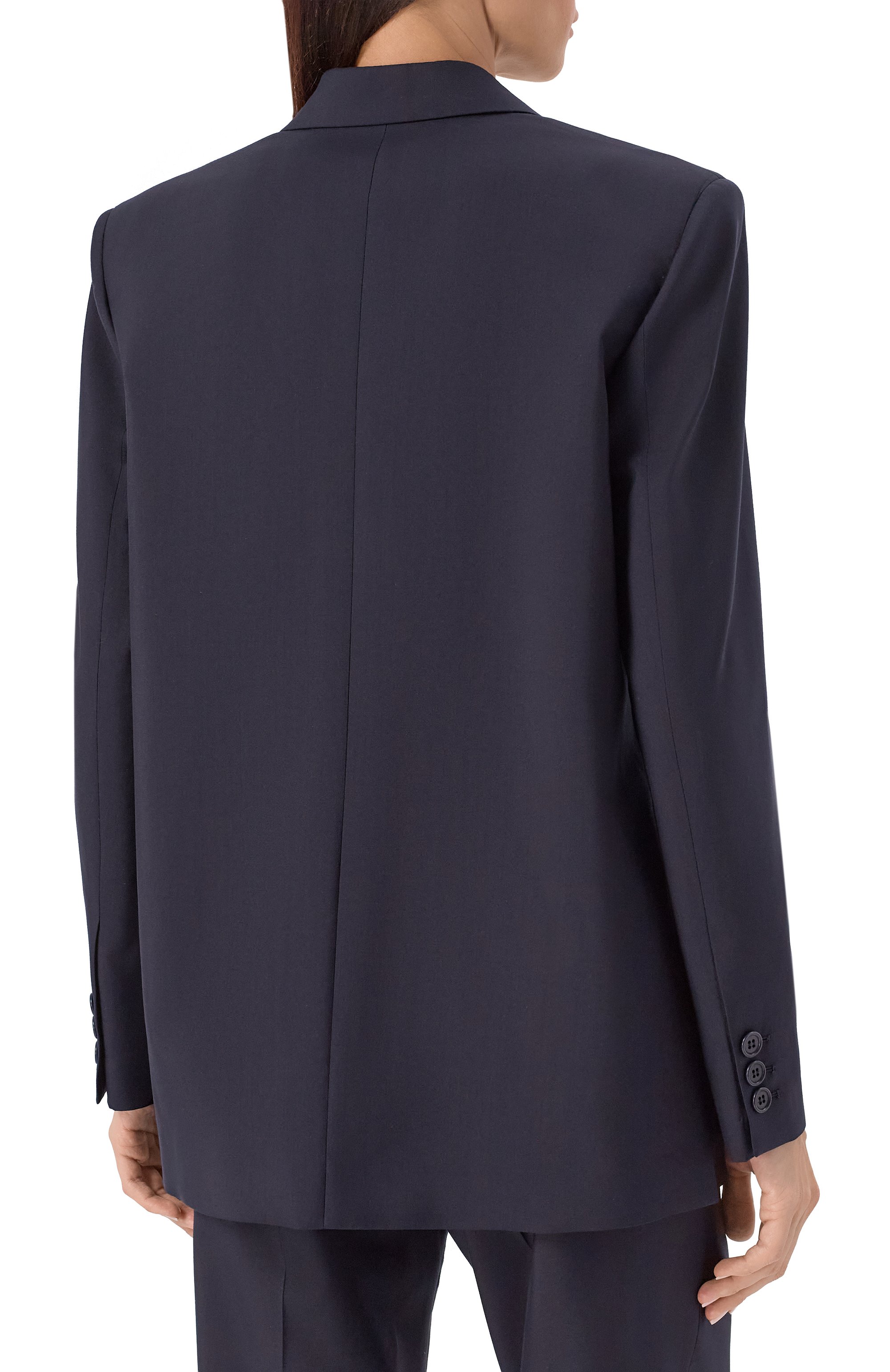 Жакет из шерсти и шелка MVST синего цвета по цене 396500 руб., арт. L051/3038, фото 4 Жакет из шерсти и шелка MVST, арт. L051/3038, фото 4