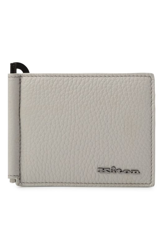 фото Кожаный зажим для купюр kiton