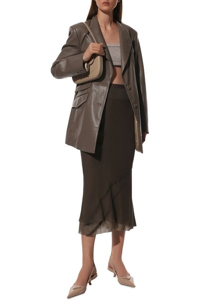Шелковая юбка RICK OWENS, арт. R001B4334/S, фото 2