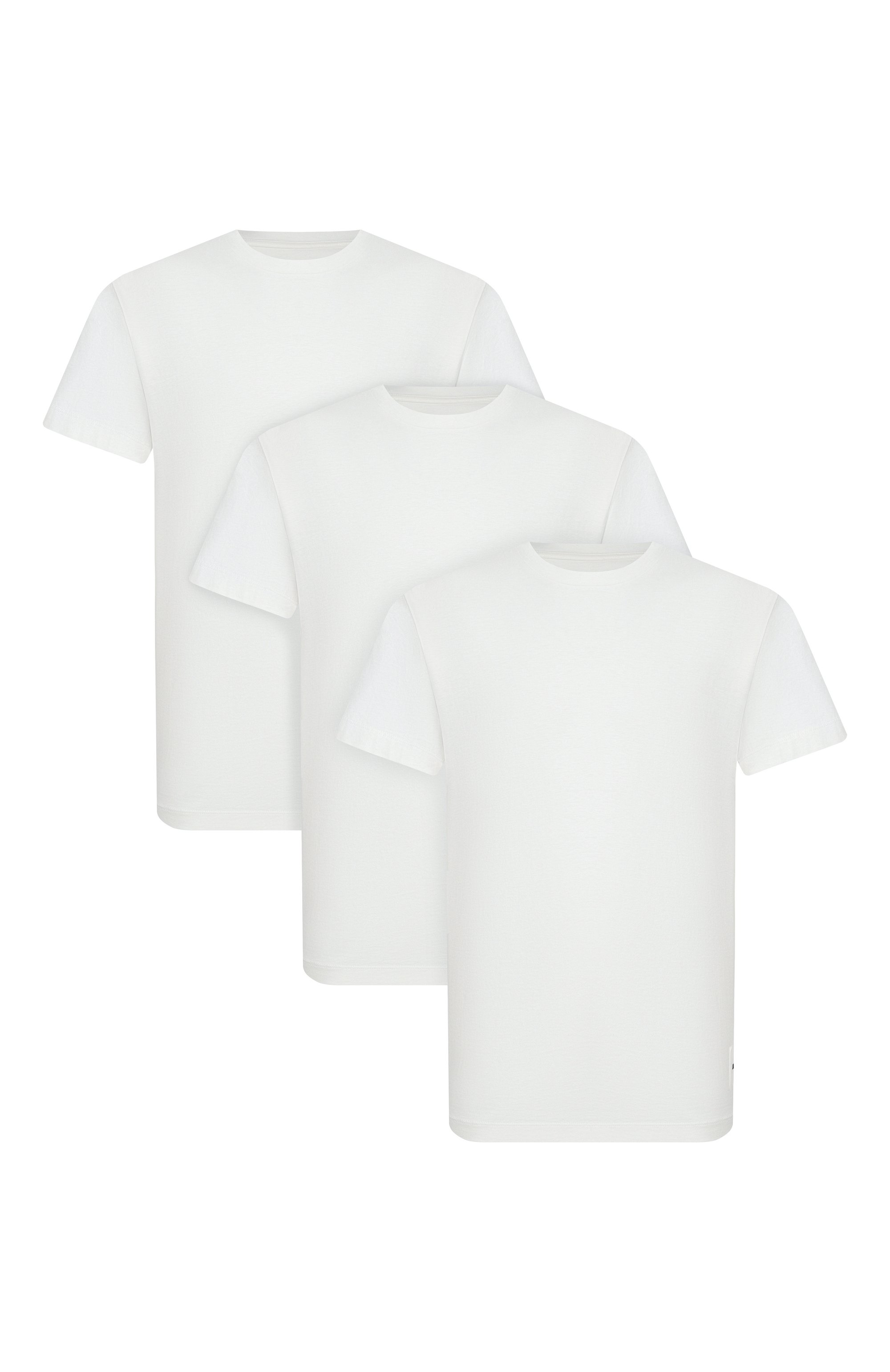 Комплект из трех футболок JIL SANDER белого цвета по цене 46850 руб., арт. J47GC0001-J45048, фото 1 Комплект из трех футболок JIL SANDER, арт. J47GC0001-J45048, фото 1