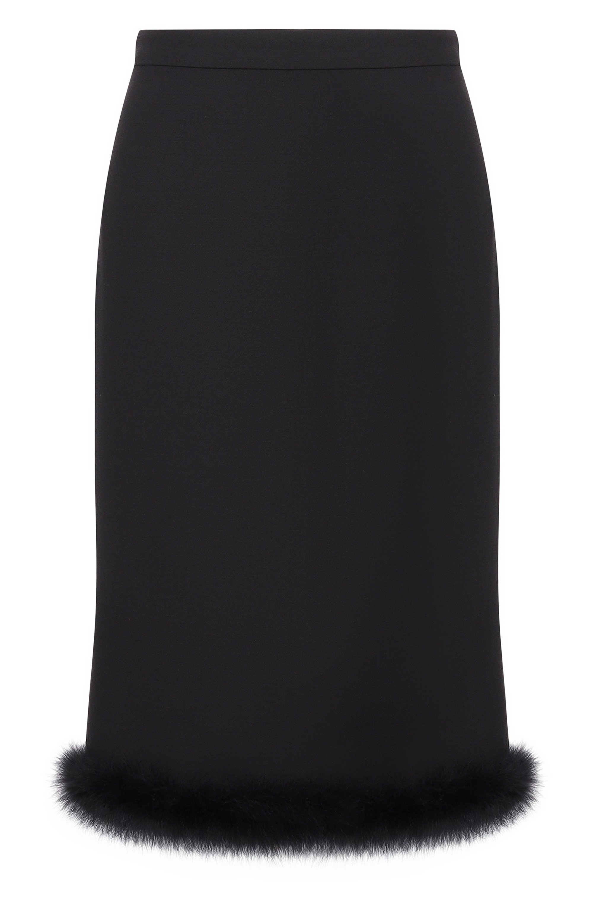 Юбка из шерсти и шелк а VALENTINO, арт. 8B3RAEJ1/1CF, фото 1