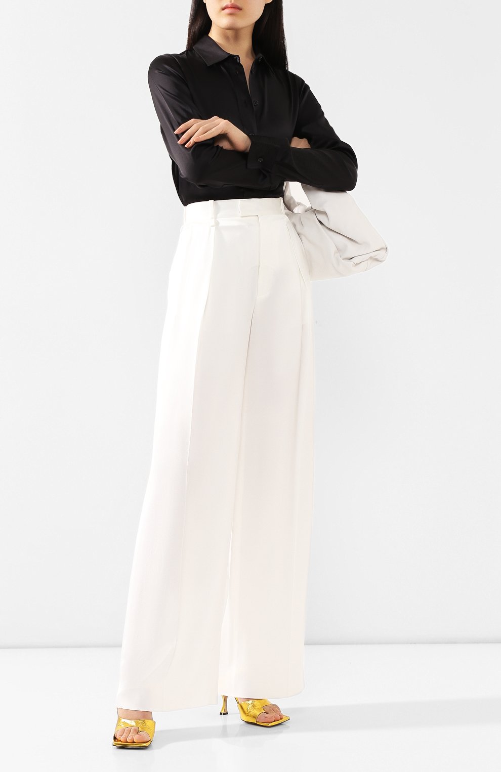 Шелковые брюки BOTTEGA VENETA, арт. 599730/VKJ90, фото 2