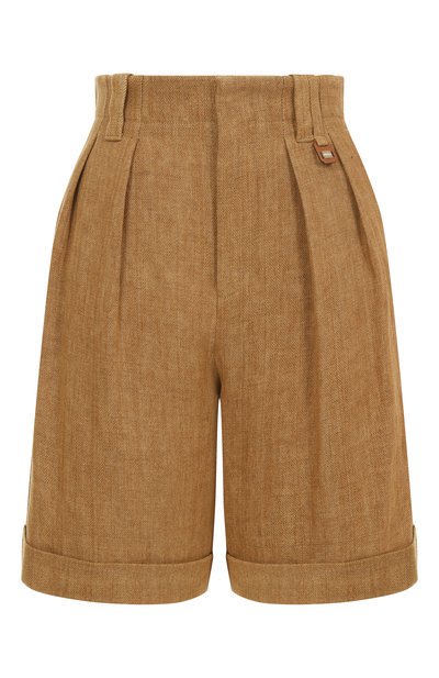 Женские льняные шорты LORENA ANTONIAZZI, арт. E2530PA97A/4895