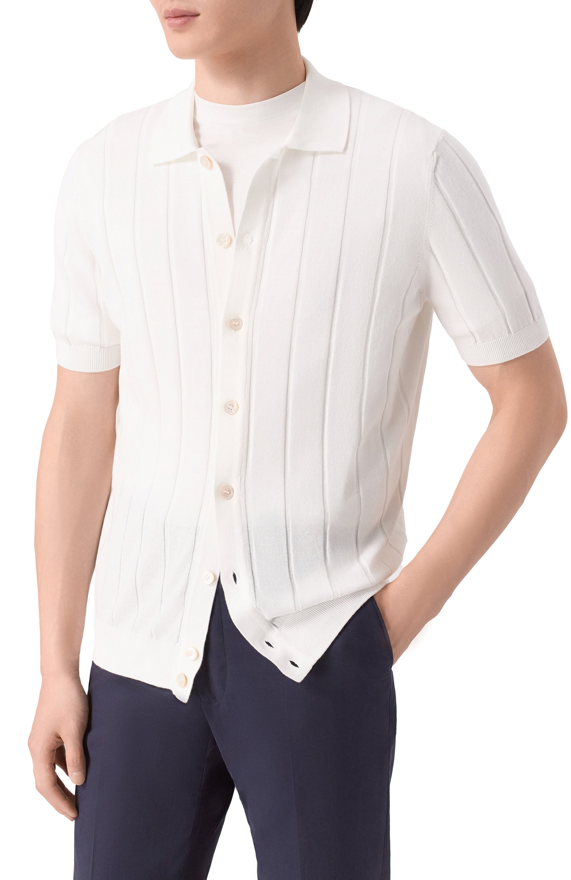 Хлопковая рубашка GRAN SASSO, арт. 57143/20634, фото 3