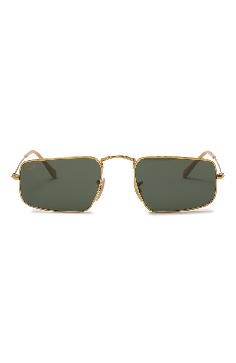 Женские солнцезащитные очки RAY-BAN золотого цвета, арт. 3957-919631 | Фото 4 (Тип очков: С/з; Кросс-КТ: С/з-унисекс; Региональные ограничения белый список (Axapta Mercury): Не проставлено; Нос: Не проставлено; Материал: Металл; Очки форма: Узкие; Оптика Гендер: оптика-унисекс)