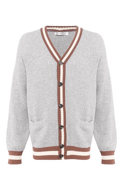 Кардиган из смеси хлопка и шелка BRUNELLO CUCINELLI, арт. M7K78806, фото 1