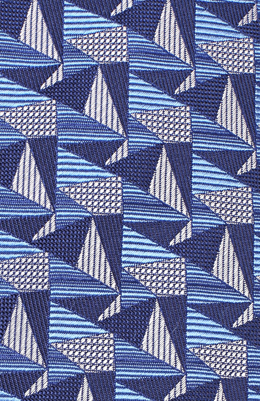 Шелковый галстук с узором TURNBULL & ASSER, арт. TIE002-BB230, фото 3