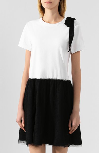 Хлопковое платье REDVALENTINO, арт. TR3MJ03K/4Y4, фото 3