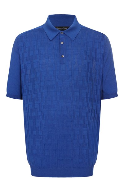 Мужская поло из хлопка и шелка STEFANO RICCI, арт. K818098P13/F25279