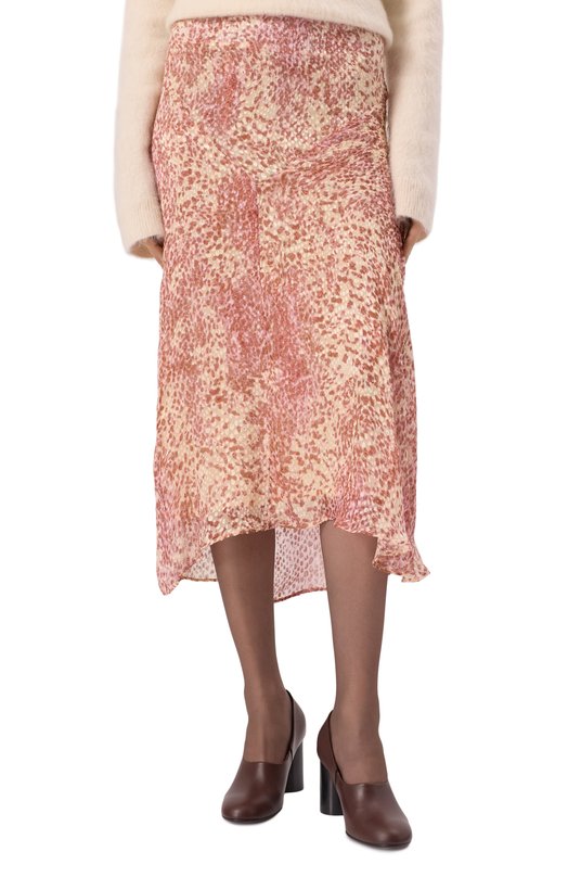 Юбка из шелка и вискозы Isabel Marant 25PJU0080FB/C1J06I Разноцветный  25PJU0080FB/C1J06I Фото 3