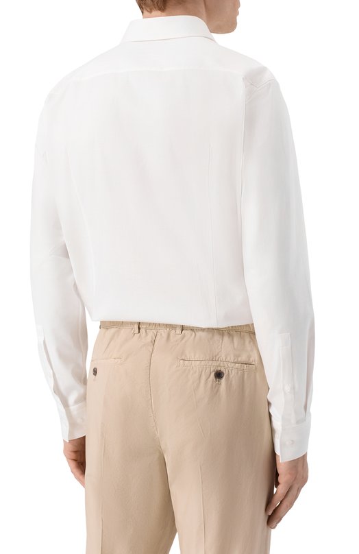 Хлопковая сорочка HUGO 50554824 Белый  50554824 Фото 4