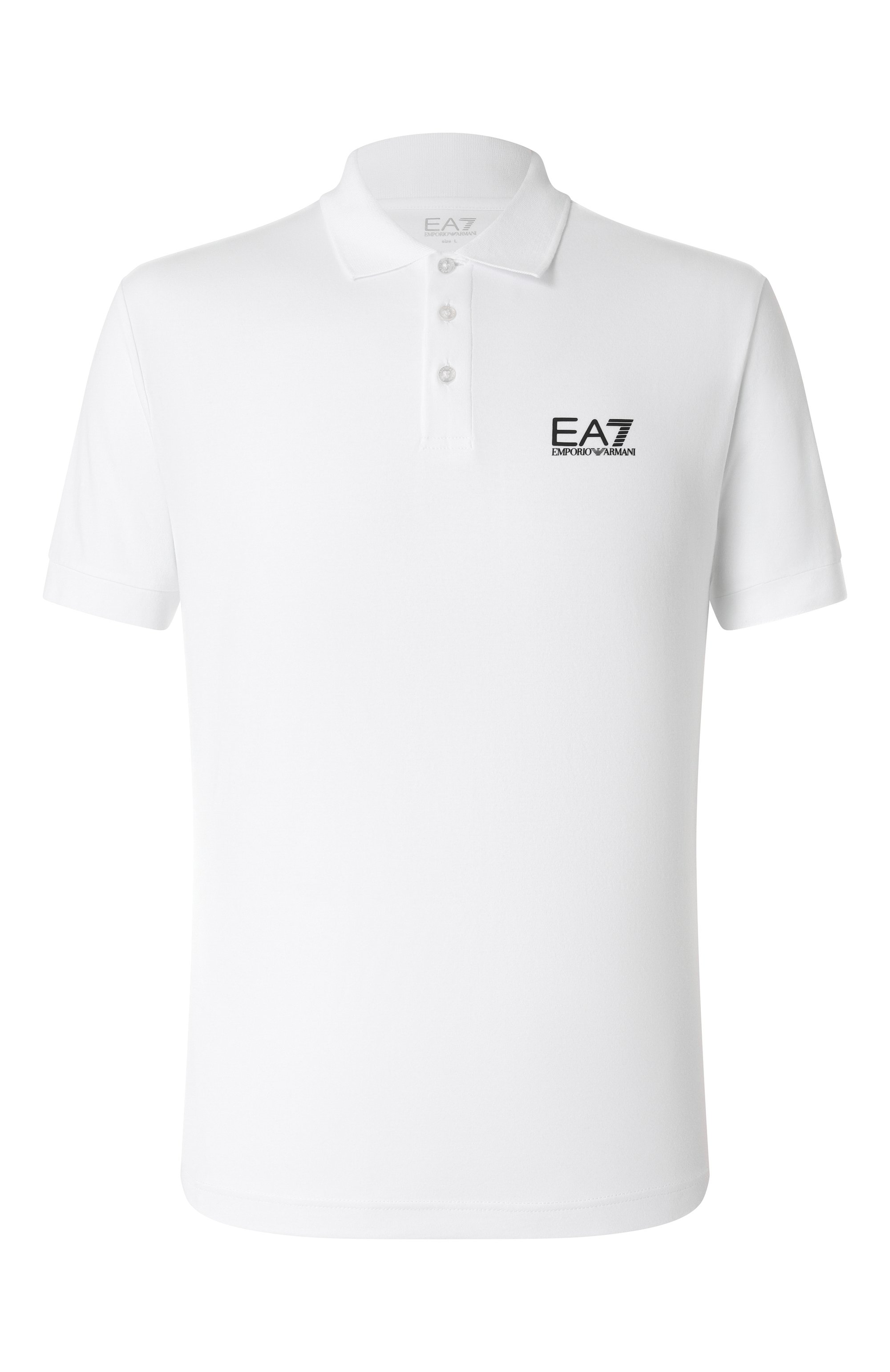 Хлопковое поло EA7, арт. 8NPF14/PJVQZ, фото 1