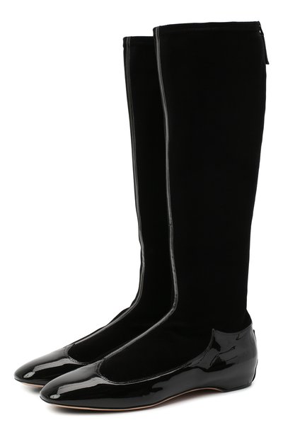 Текстильные сапоги GIORGIO ARMANI черного цвета по цене 143500 руб., арт. X10217/XM748, фото 1 Текстильные сапоги GIORGIO ARMANI, арт. X10217/XM748, фото 1