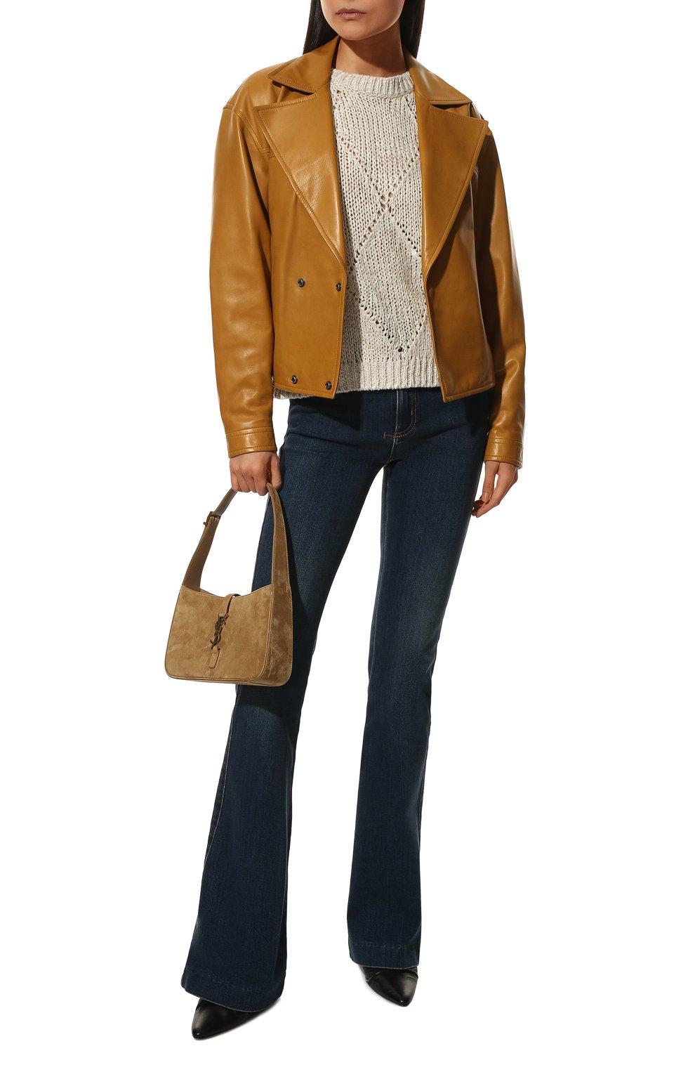 Пуловер из хлопка и льна BRUNELLO CUCINELLI, арт. MCY349100, фото 2